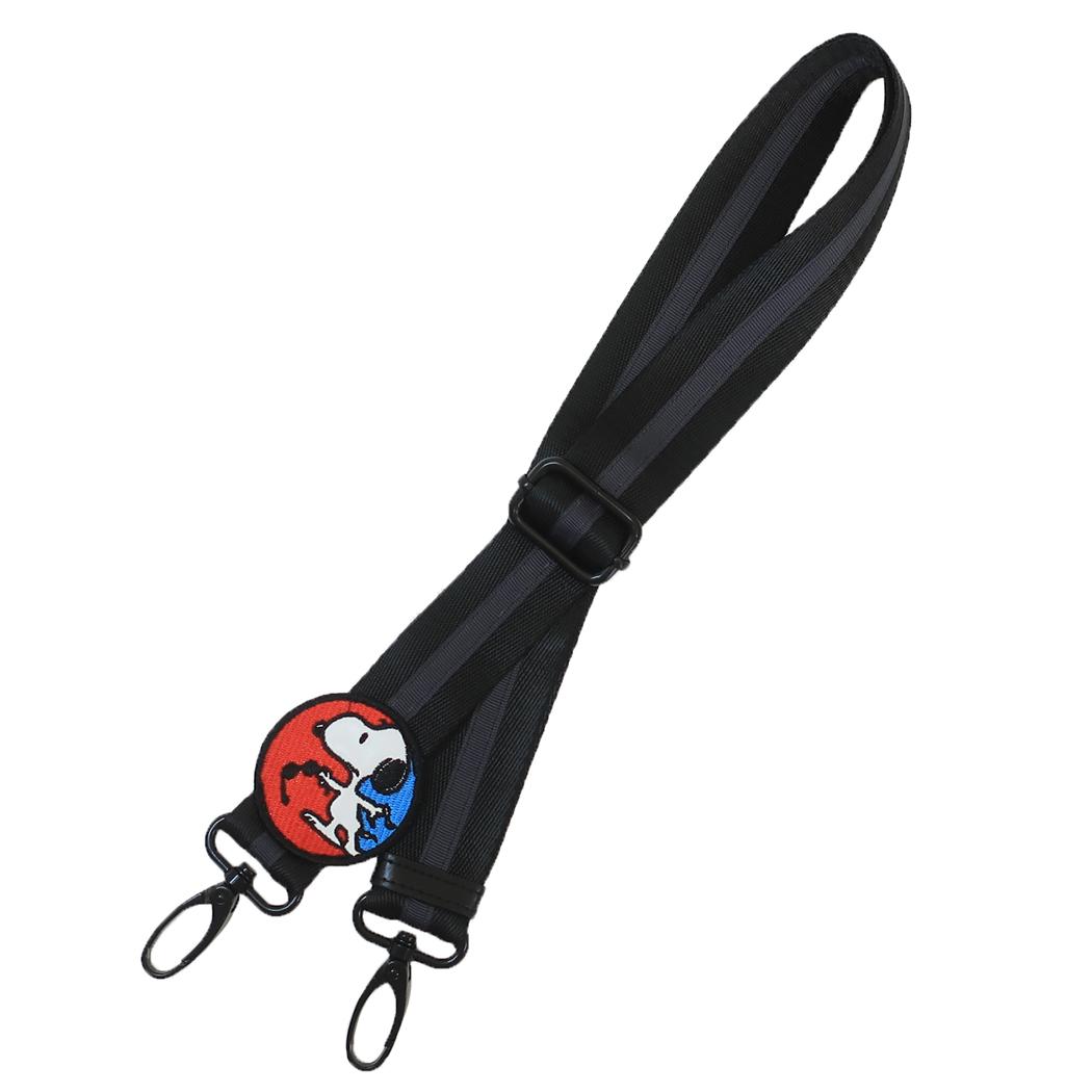スヌーピー ショルダー紐 IP.WR.Strap.Peanuts-0G ショルダーストラップ Black ピーナッツ ルートート かわいい 使いやすい 便利 キャラクター グッズ メール便可 シネマコレクション