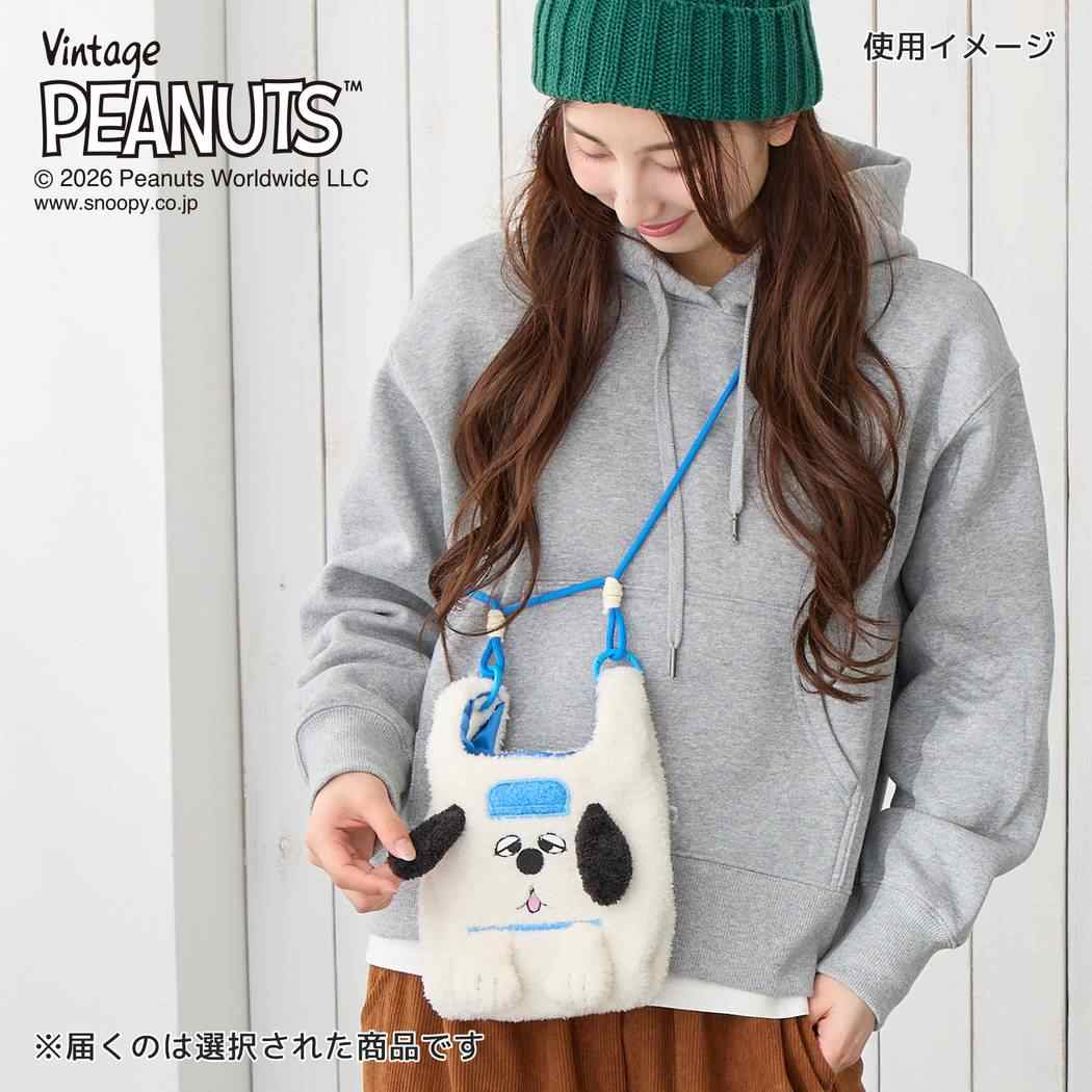 スヌーピー 肩掛けバッグ ぬいぐるみ ミニ ショルダーバッグ IP.RSmクリプティッドPNTS-1Q オラフ ピーナッツ ルートート
