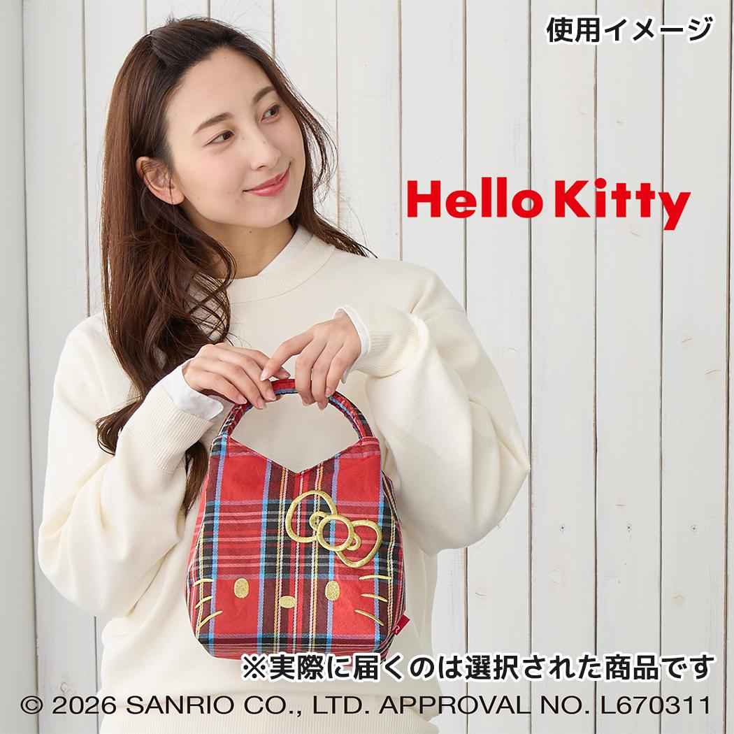 ハローキティ トートバッグ babyroo ミニバッグ IP.ベビールー.チェック.B GREEN サンリオ ルートート
