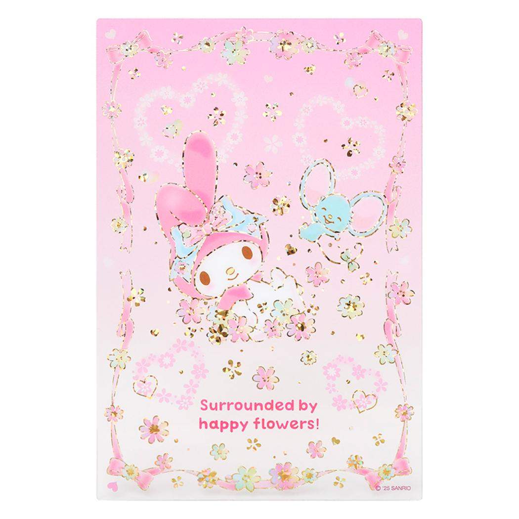 マイメロディ グリーティングカード MM クリア CL2-6 透明カード Sanrio サンリオ メッセージカード 多目的 キャラクター グッズ メール便可 シネマコレクション