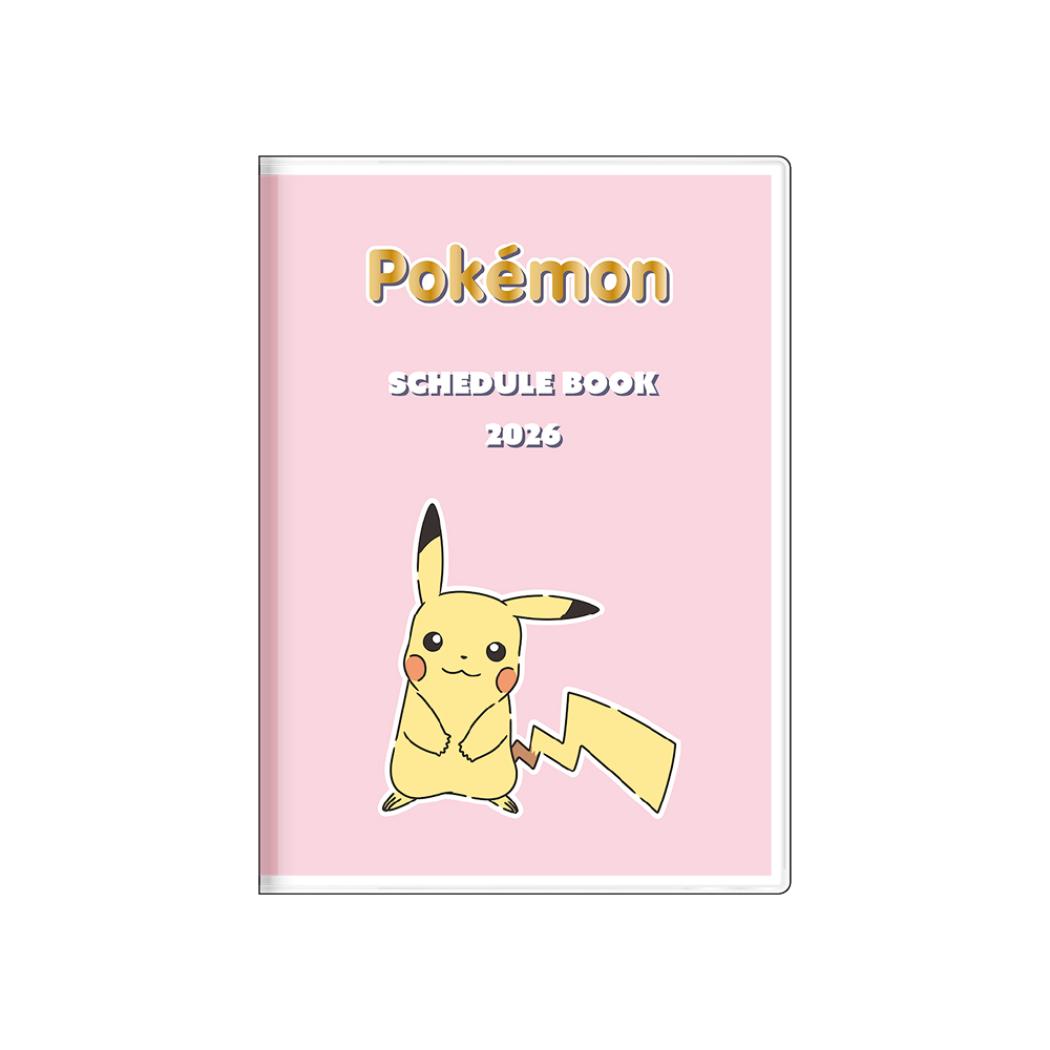 ポケットモンスター B6マンスリー手帳2026 2026年月間ダイアリー ピカチュウ ポケモン サンスター文具 10月始まり キャラクター 令和8年手帖 メール便可 シネマコレクション