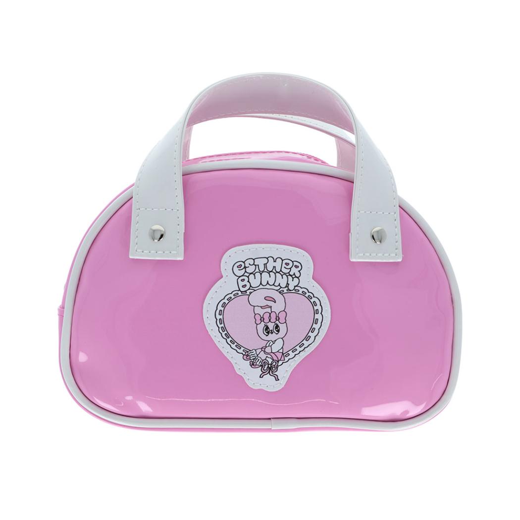 エスターバニー ペンケース エナメルバッグ風ペンポーチ ピンク Esther Bunny サンスター文具 筆箱 新学期準備文具 キャラクター グッズ シネマコレクション