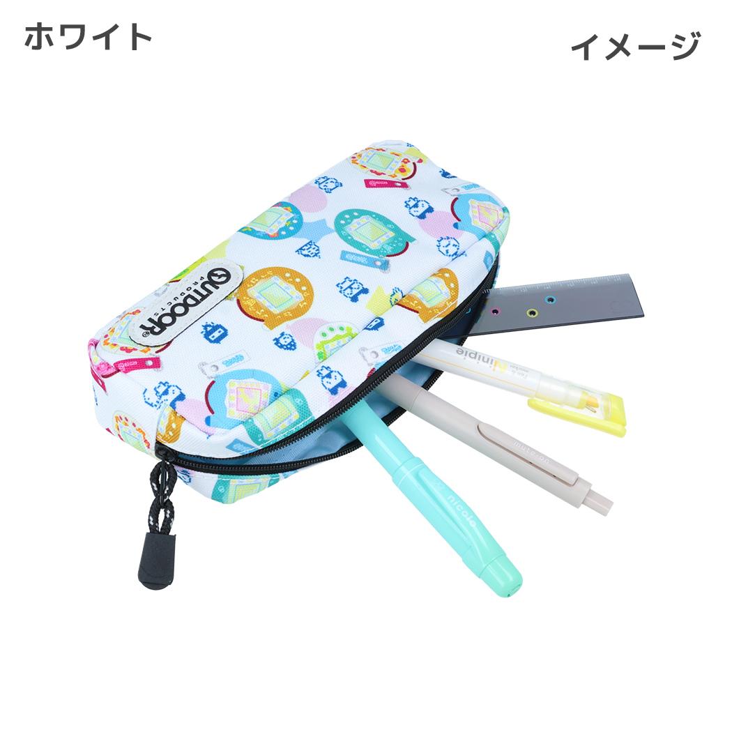 たまごっち ペンポーチ ペンケース OUTDOOR ホワイト サンスター文具