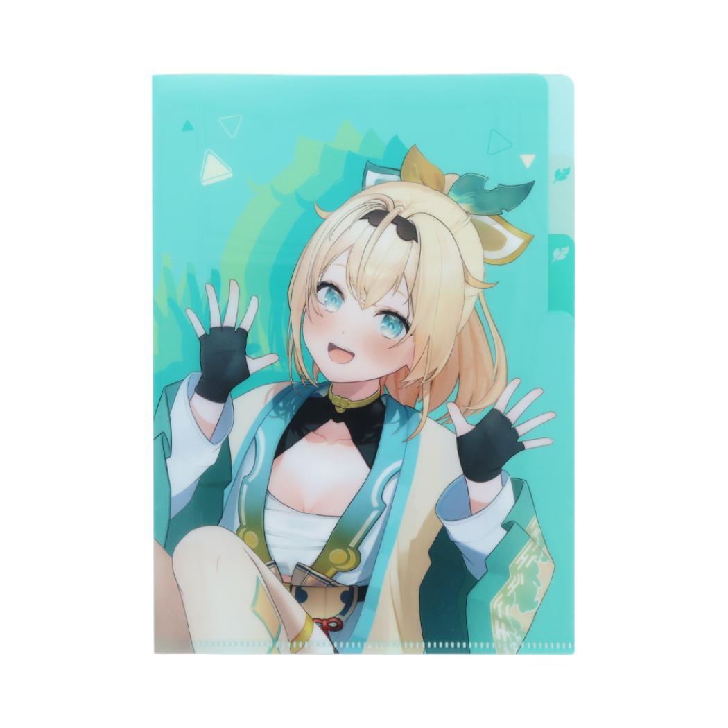 ホロライブプロダクション ポケットファイル クリアファイルA5 3P 風真いろは サンスター文具 新学期準備文具 アニメキャラクター グッズ メール便可 シネマコレクション