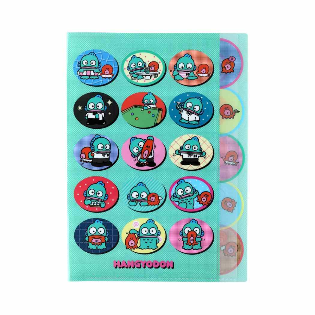 ハンギョドン ポケットファイル ダイカットクリアファイル5P ポップ サンリオ サンスター文具 新学期準備文具 キャラクター グッズ メール便可 シネマコレクション