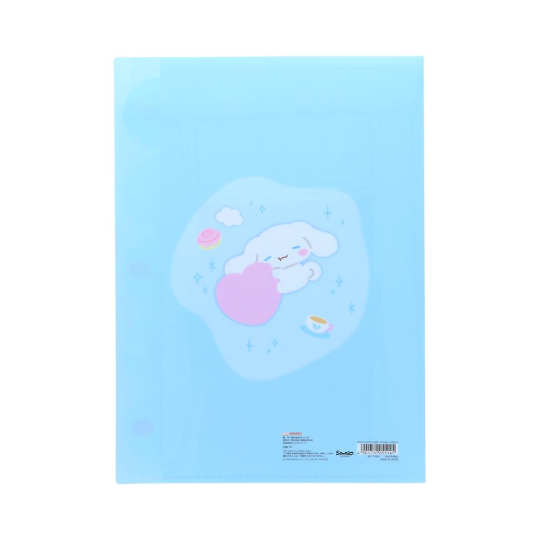 シナモロール ポケットファイル ダイカットクリアファイル5P A4 MarshmallowPop マシュマロポップ サンリオ サンスター文具