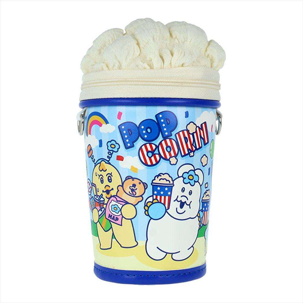 んぽちゃむ ペンケース ポップコーンペンポーチ メルヘンランド 可哀想に! サンスター文具 新学期準備文具 キャラクター グッズ シネマコレクション