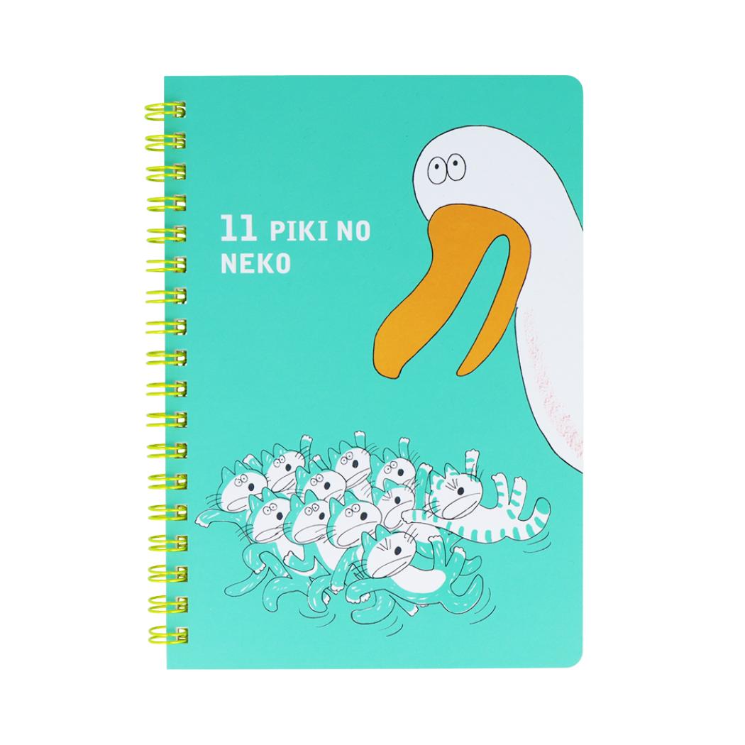 11ぴきのねこ リングノート リングノートB6 あほうどり サンスター文具 新学期準備文具 絵本キャラクター グッズ メール便可 シネマコレクション