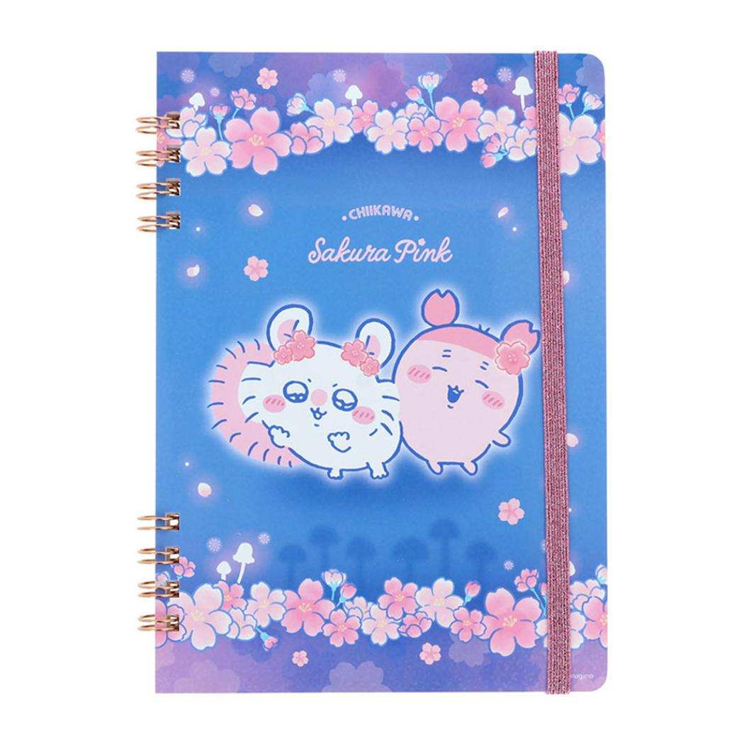ちいかわ リングノート WリングノートB6 Sakura Pink ヨザクラ サンスター文具 新学期準備文具 キャラクター グッズ メール便可 シネマコレクション