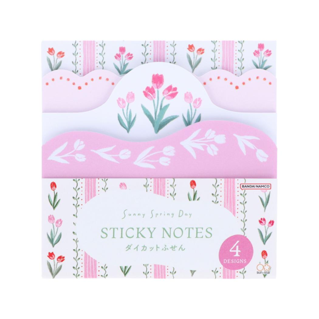 Sunny Spring Day ふせん ダイカットブロック付箋 B チューリップ 新入学 サンスター文具 ダイカットふせん メッセージ 学校 おしゃれ グッズ メール便可 シネマコレクション