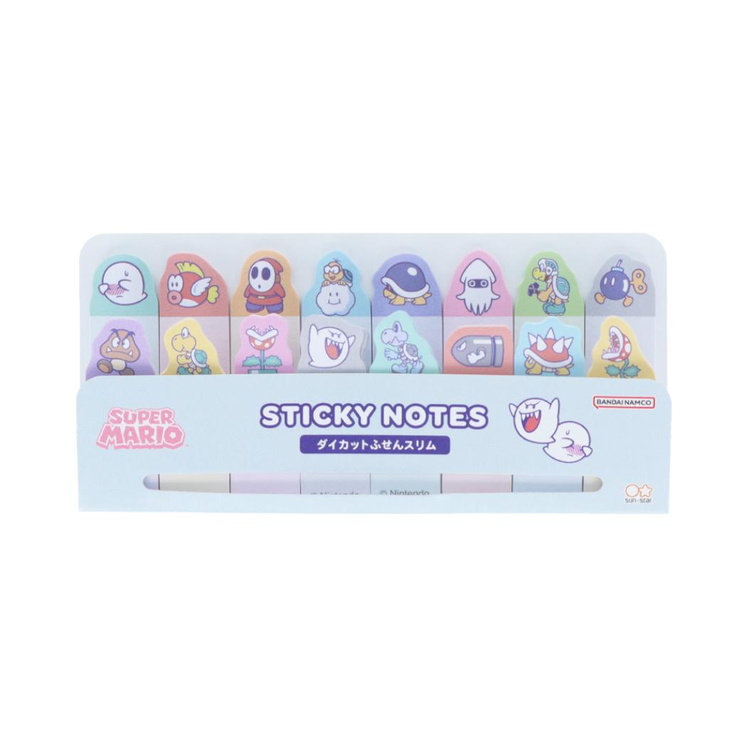 スーパーマリオブラザーズ 付せん ダイカット付箋スリム 敵 新入学 サンスター文具 新学期準備文具 キャラクター グッズ メール便可 シネマコレクション