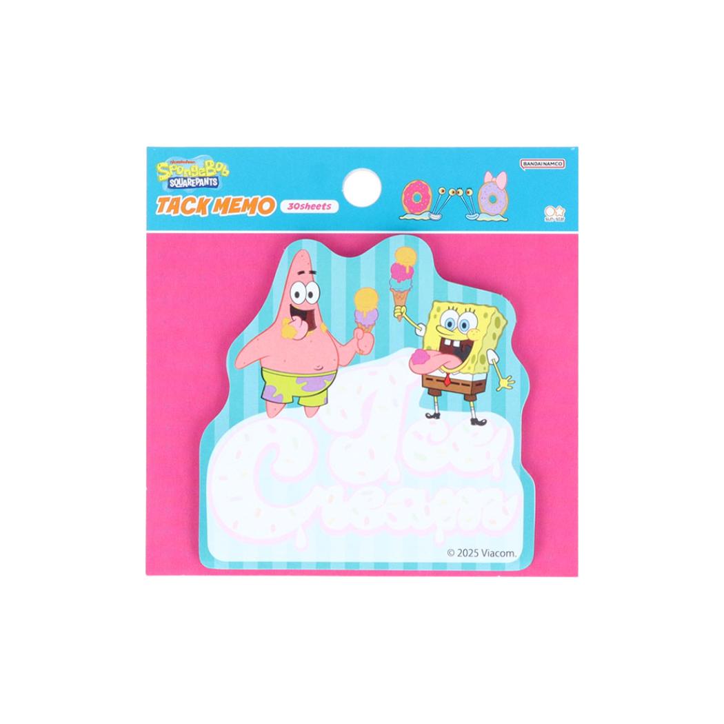 スポンジボブ 付せん ダイカット付箋 イラスト サンスター文具 新学期準備文具 メモ かわいい キャラクター グッズ メール便可 シネマコレクション