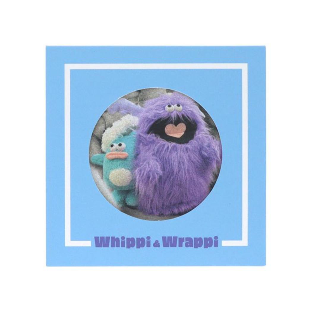 ホイッピ&ラッピ メモ帳 窓付きスクエアメモ ブルー サンスター文具 伝言メモ メモパッド キャラクター グッズ メール便可 シネマコレクション