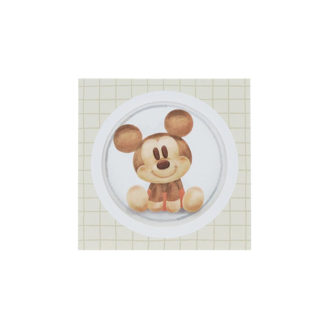 ミッキーマウス メモ帳 窓付きスクエアメモ Nuiパン ディズニー サンスター文具 伝言メモ メモパッド キャラクター グッズ メール便可 シネマコレクション