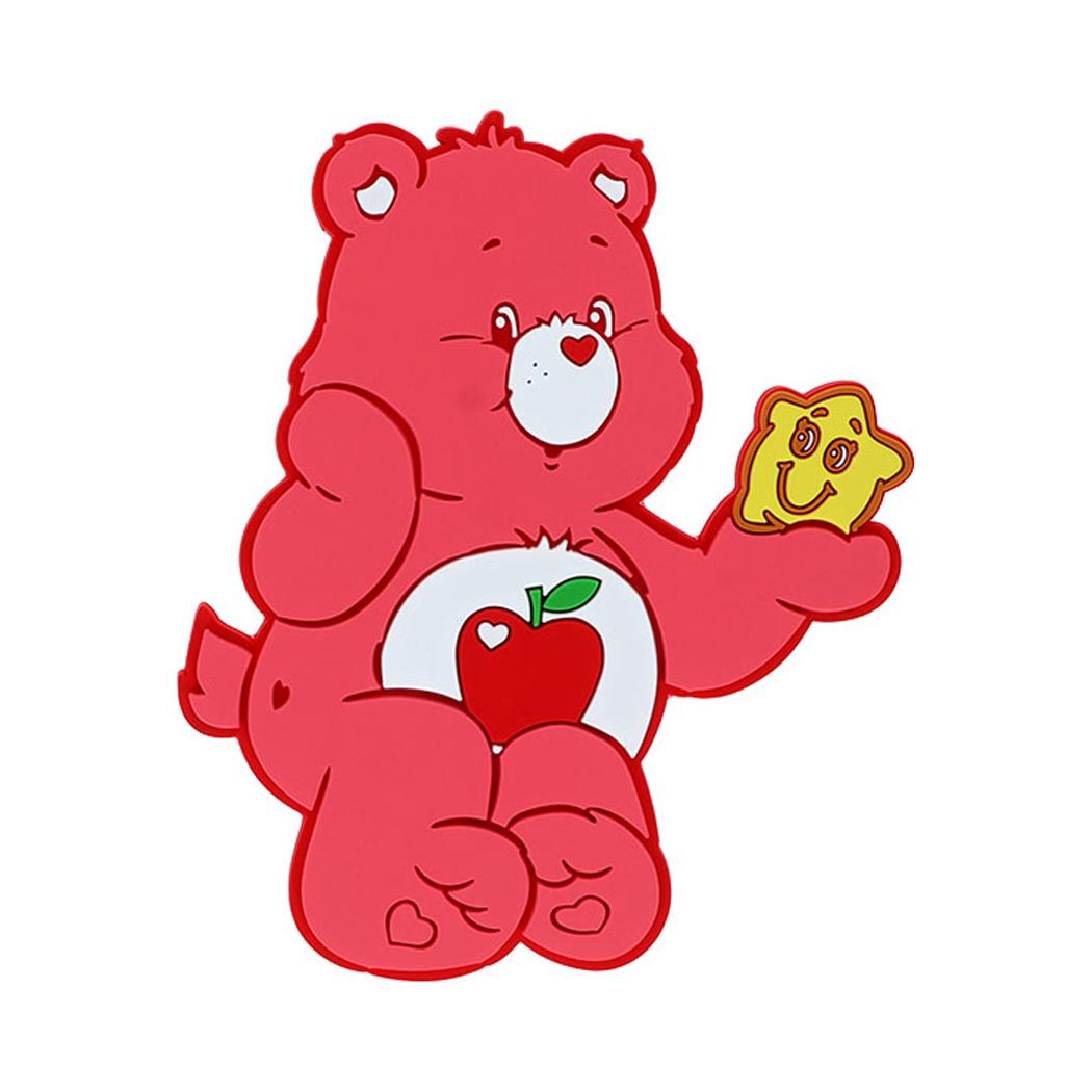 ケアベア マグネット マグネットラバーフック レッド CareBears サンスター文具 プレゼント キャラクター グッズ メール便可 シネマコレクション
