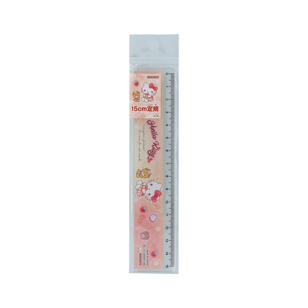 ハローキティ ものさし 15cm定規 サンリオ サンスター文具 新学期準備文具 キャラクター グッズ メール便可 シネマコレクション