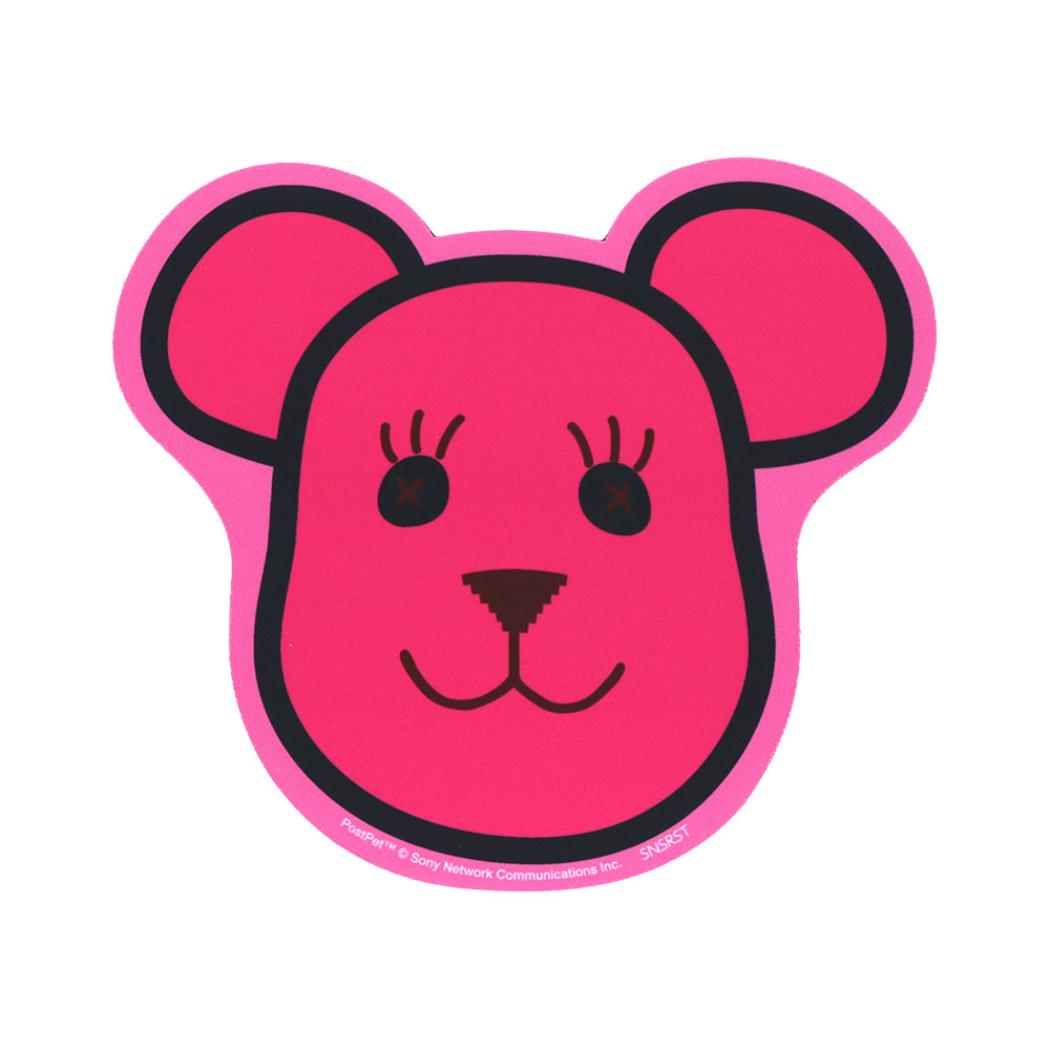 PostPet PCアクセ ダイカットマウスパッド モモ サンスター文具 オフィス デスクワーク キャラクター グッズ メール便可 シネマコレクション