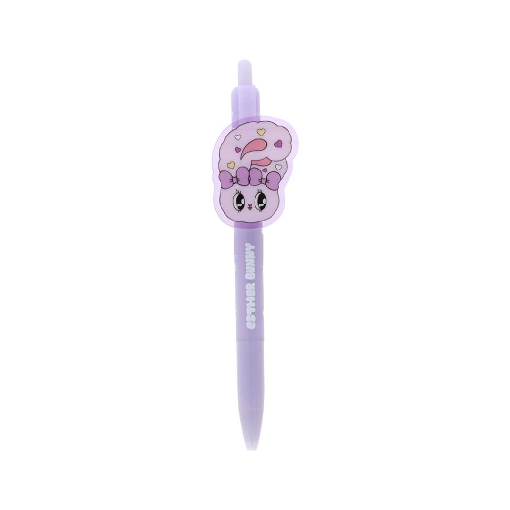 エスターバニー ボールペン プレート付きボールペン 0.5mm ラベンダーバニー ESTHER BUNNY サンスター文具 筆記用具 かわいい キャラクター グッズ メール便可 シネマコレクション