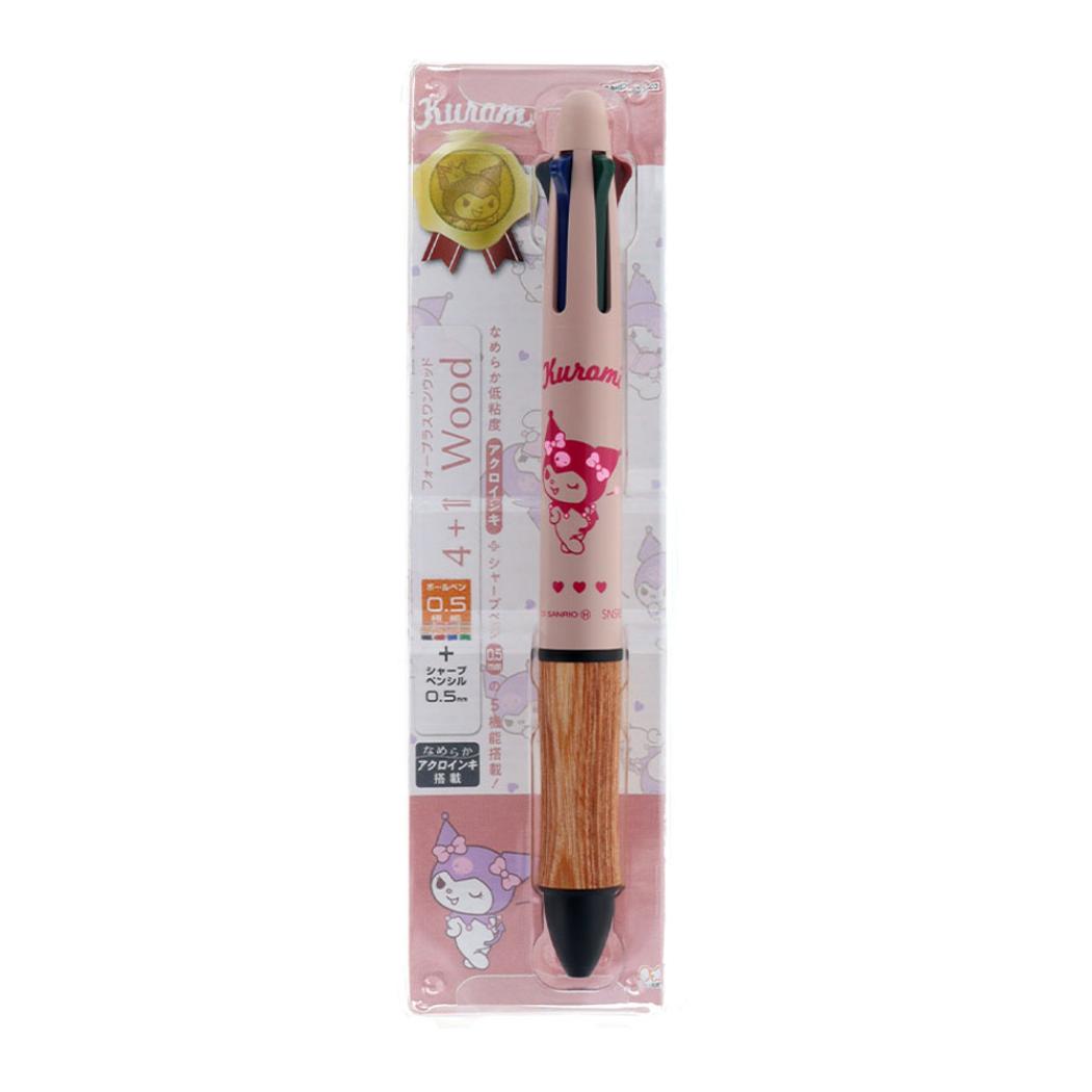 クロミ 多機能ボールペン Dr.Grip4+1 WOOD サンリオ サンスター文具 大学生 高校生 プレゼント キャラクター グッズ メール便可 シネマコレクション
