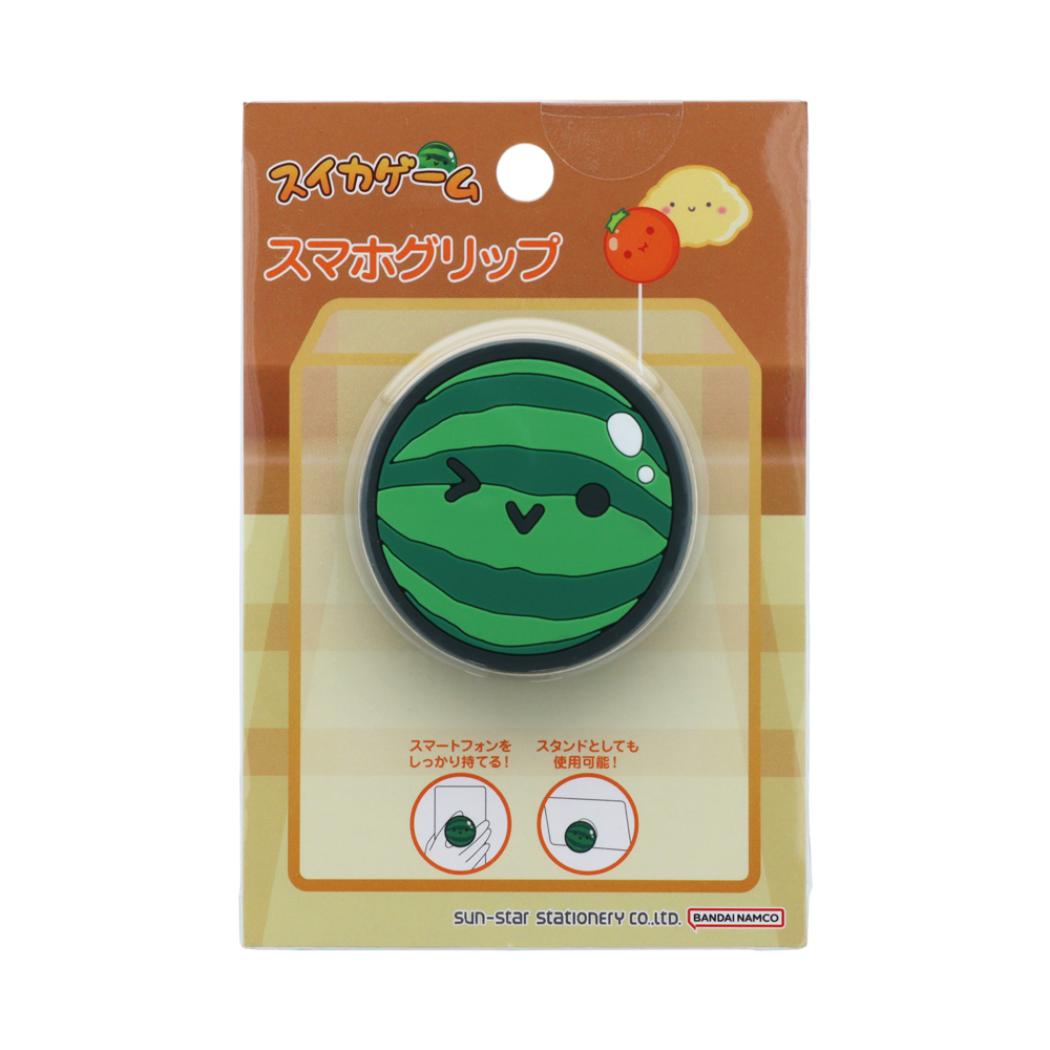スイカゲーム スマホアクセ スマホグリップ スイカ サンスター文具 プレゼント キャラクター グッズ シネマコレクション