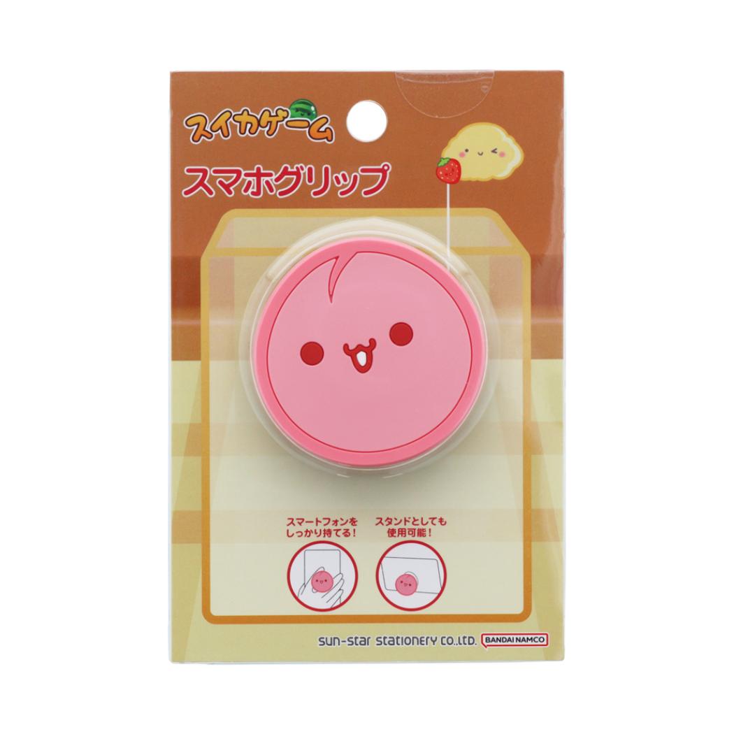 スイカゲーム スマホアクセ スマホグリップ もも サンスター文具 プレゼント キャラクター グッズ メール便可 シネマコレクション
