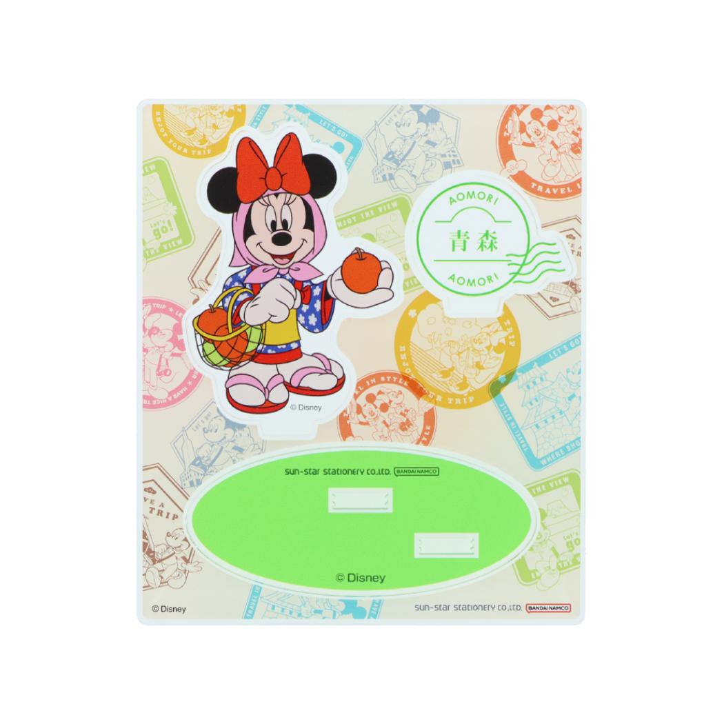 ミニーマウス アクリルスタンド コレクション雑貨 DREAM TRAVEL 青森県 ディズニー サンスター文具 インテリア雑貨 アクスタ キャラクター グッズ メール便可 シネマコレクション