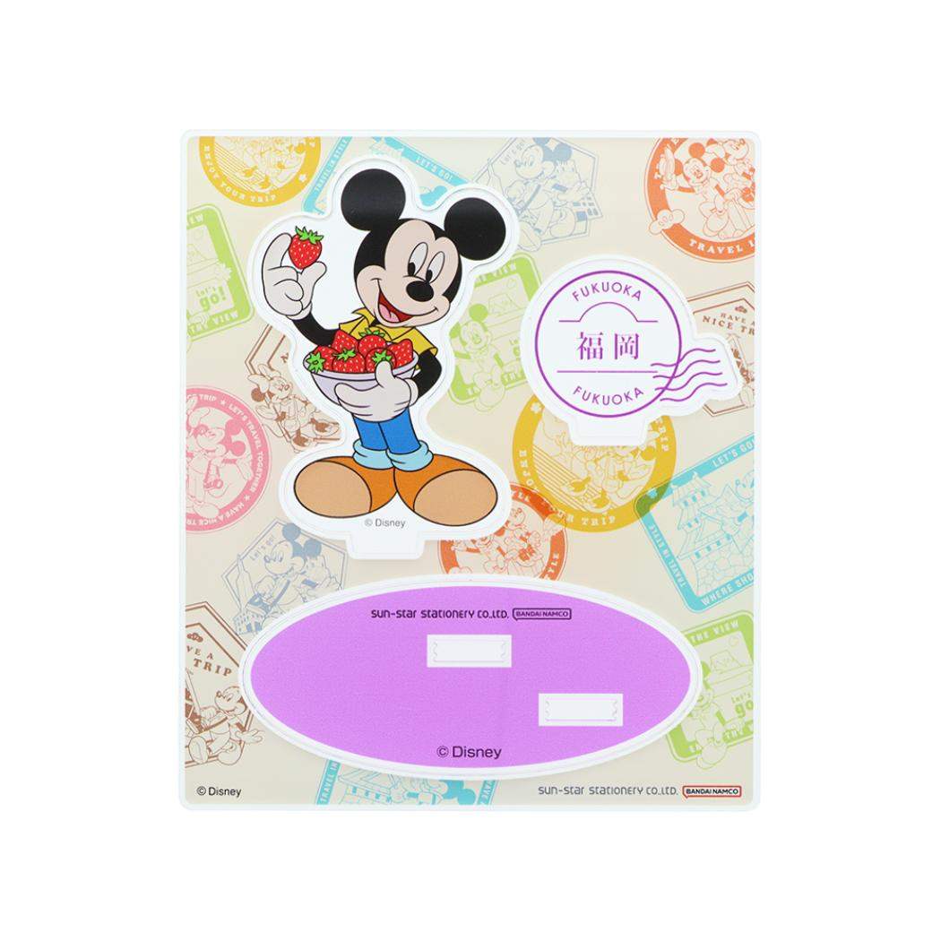 ミッキーマウス アクリルスタンド コレクション雑貨 DREAM TRAVEL 福岡県 ディズニー サンスター文具 インテリア雑貨 アクスタ キャラクター グッズ メール便可 シネマコレクション