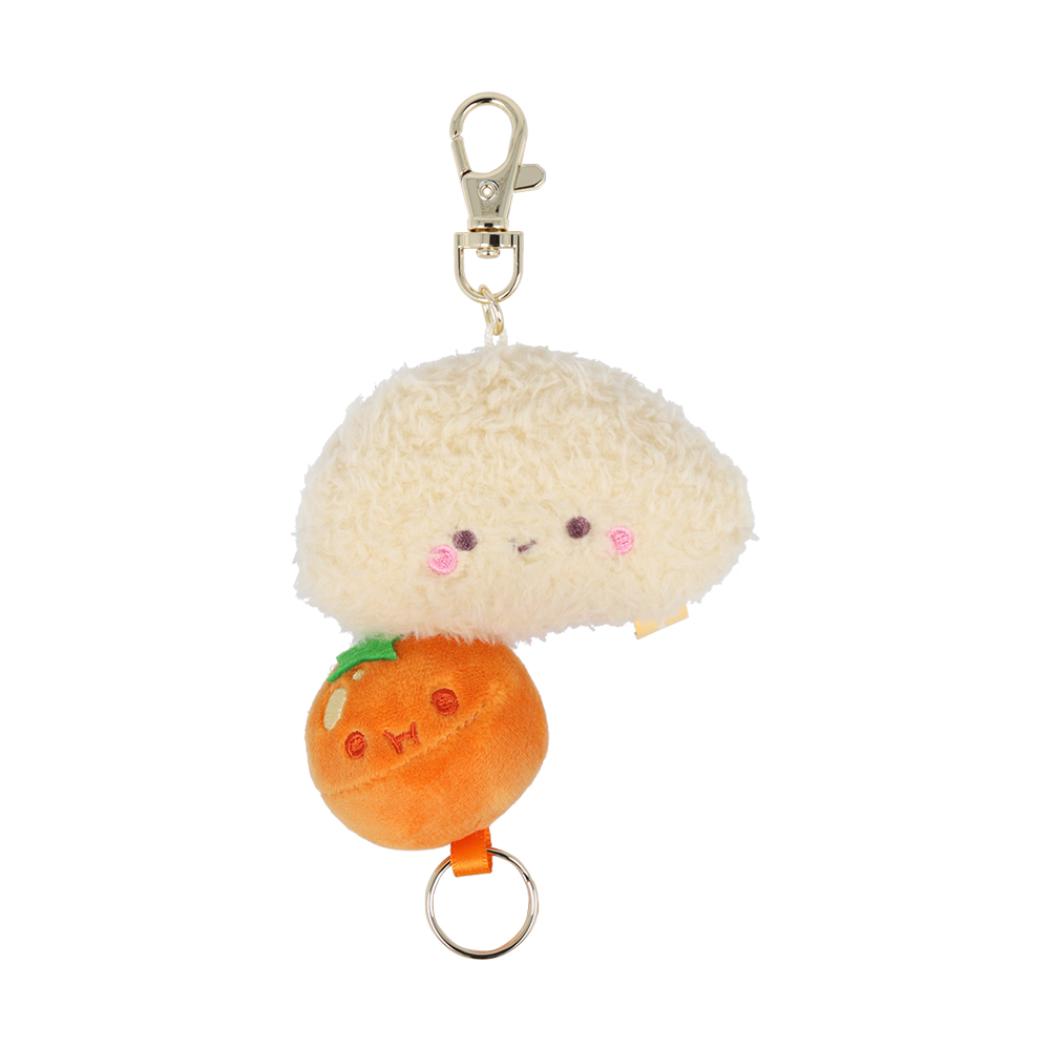 スイカゲーム マスコット リール付マスコット ポッピィー&かき サンスター文具 ミニぬいぐるみ キャラクター グッズ シネマコレクション