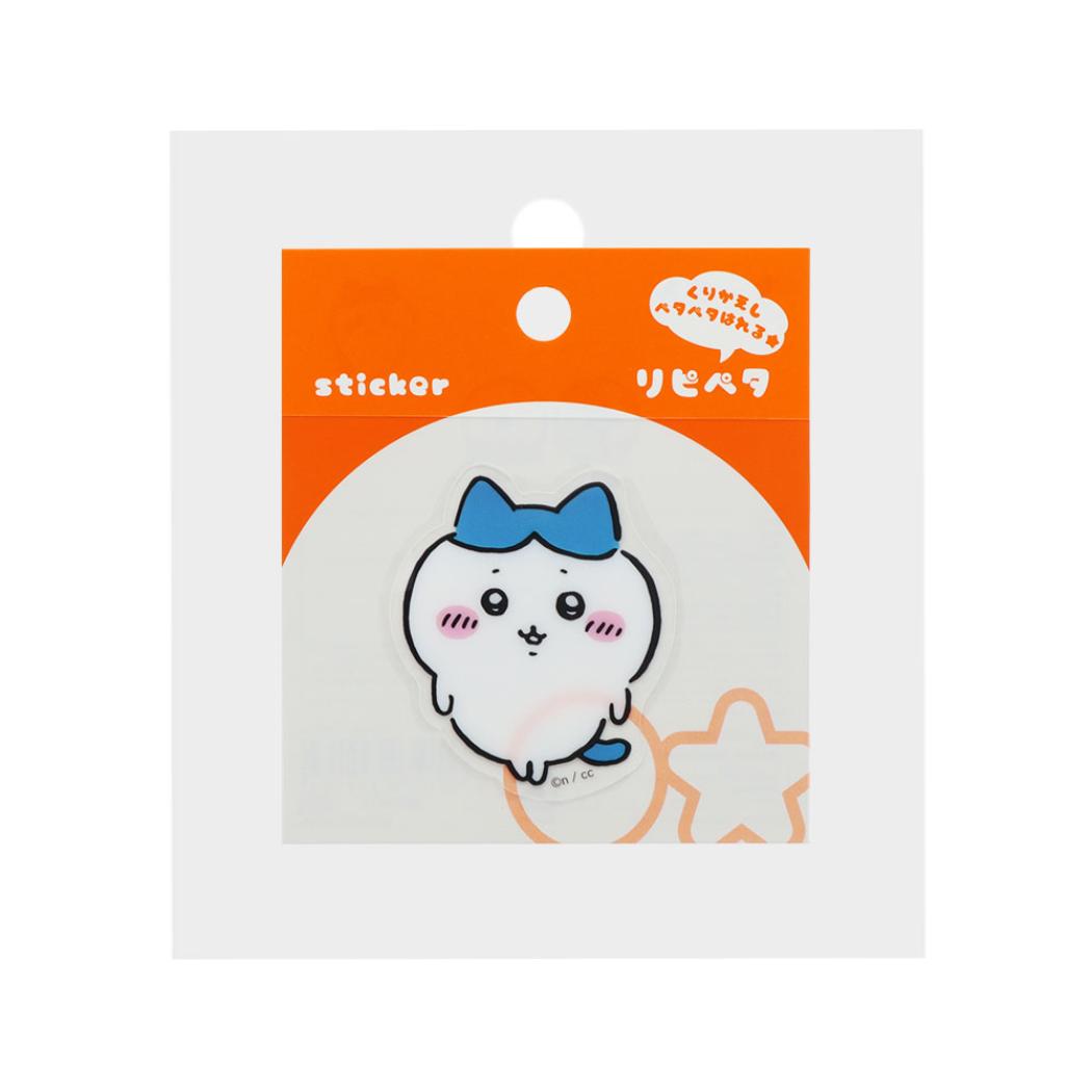 ちいかわ ステッカー リピペタ ハチワレ サンスター文具 貼って剥がせる ダイカット キャラクター グッズ メール便可 シネマコレクション