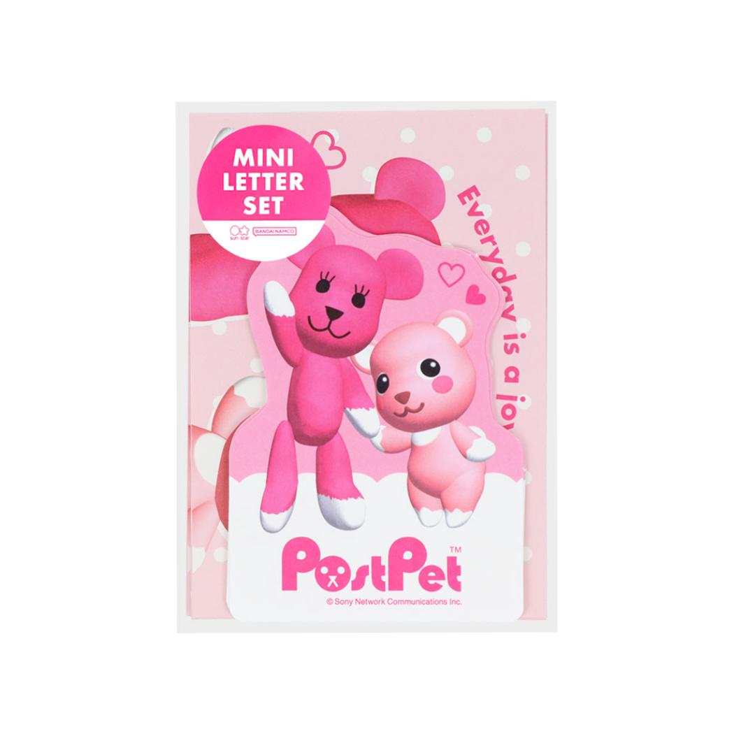 PostPet 手渡し手紙セット ダイカットミニレターセット モモ&コモモ サンスター文具 ミニ便箋&ミニ封筒 キャラクター グッズ メール便可 シネマコレクション