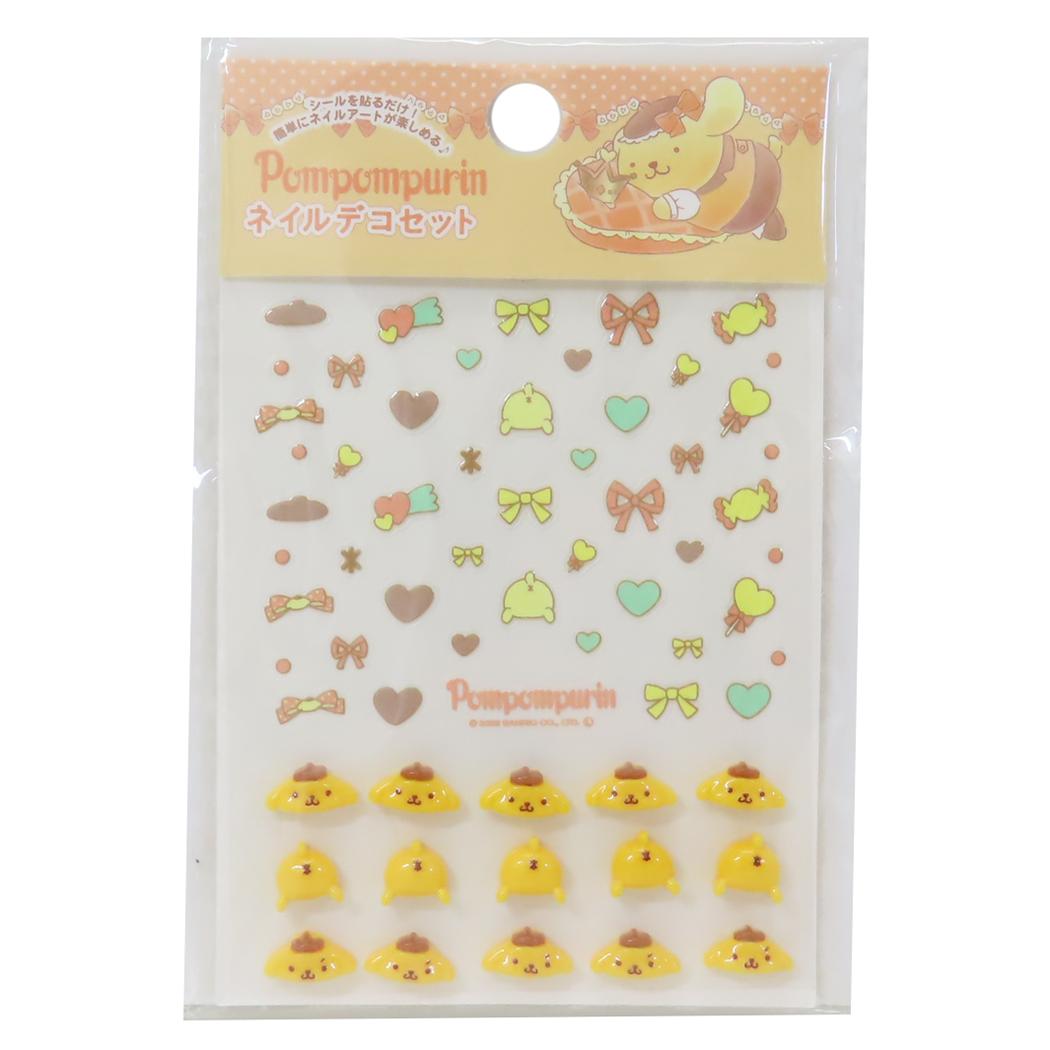 ポムポムプリン ネイルシール ネイルデコセット サンリオ サンタン コスメ雑貨 デコパーツ キャラクター グッズ メール便可 シネマコレクション