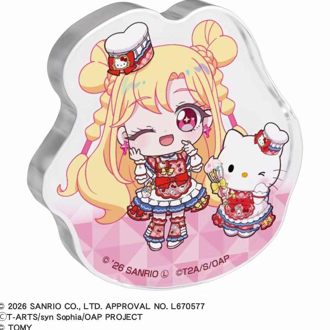 おねがいアイプリxサンリオキャラクターズ アクリルフィギュア アクリルブロック サンリオキャラクターズモデル 全12種 BOX 12個入 タカラトミー