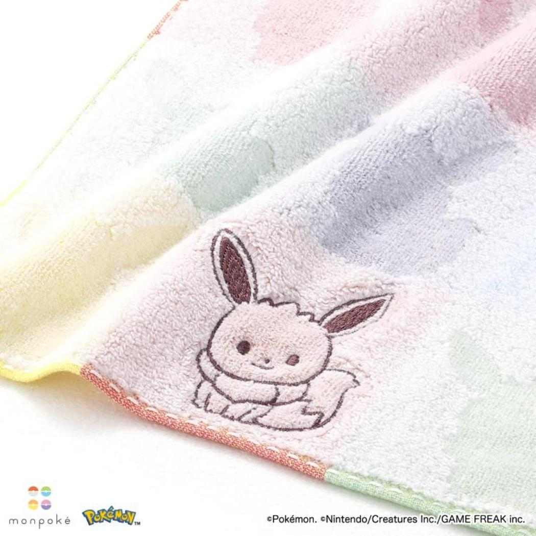ポケットモンスター ミニタオル タオルハンカチ モンポケ だーれだ? ピンク ポケモン タオル美術館