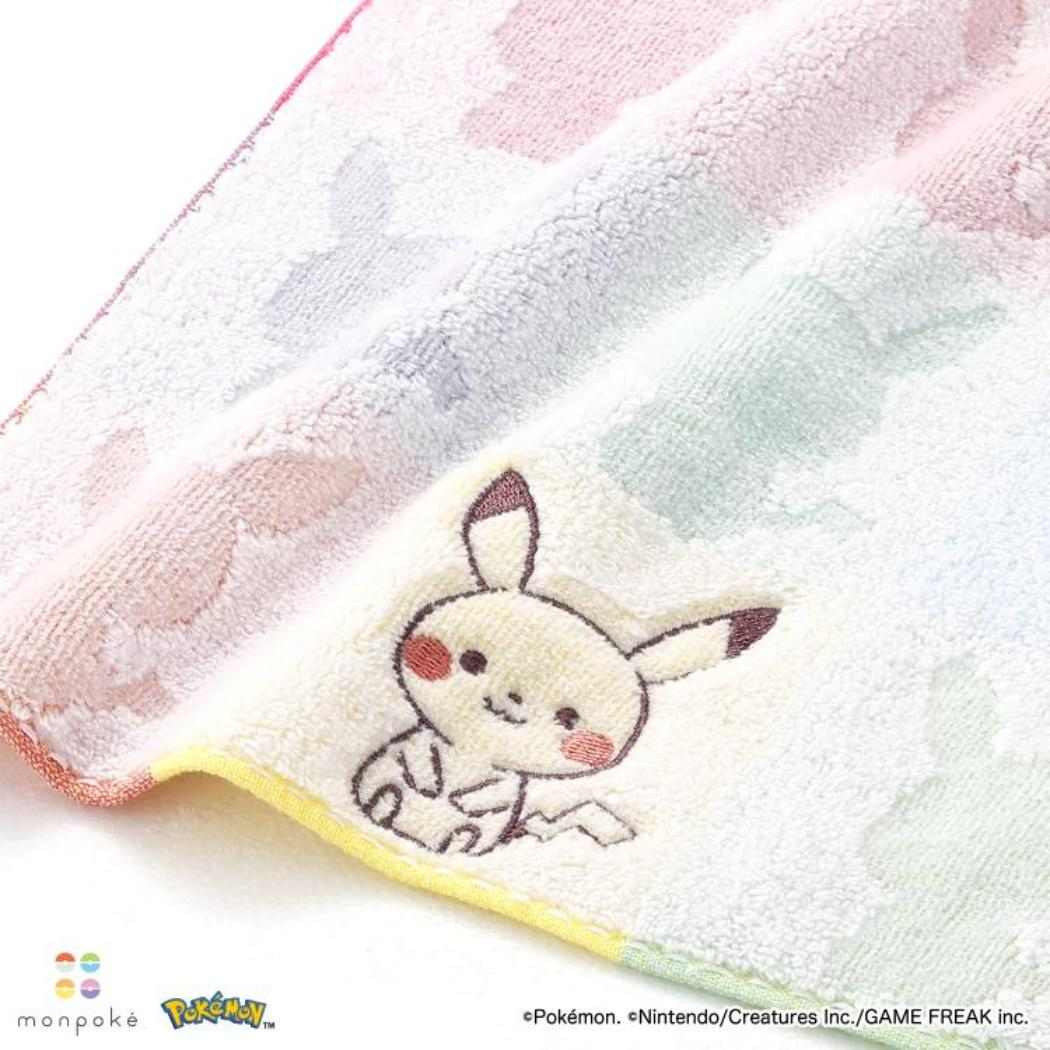 ポケットモンスター ミニタオル タオルハンカチ モンポケ だーれだ? イエロー ポケモン タオル美術館
