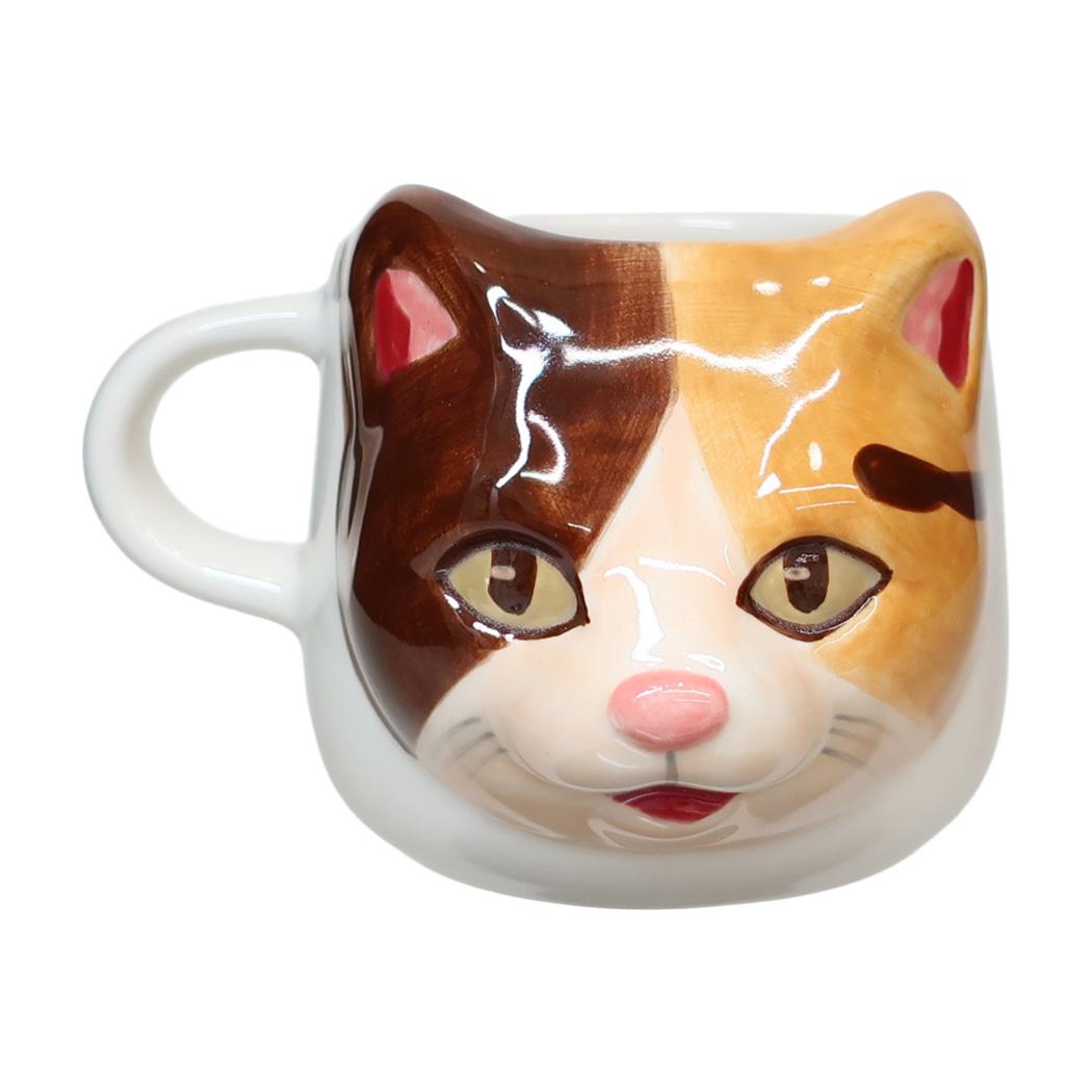 マグカップ アニマル 3Dマグ ミケネコ ねこ トモコーポレーション プレゼント ティータイム グッズ シネマコレクション