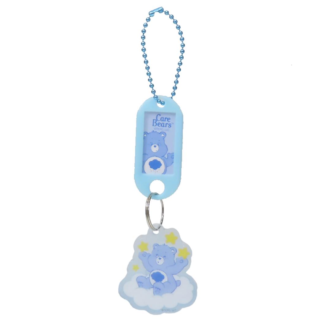 ケアベア キーチェーン ネームタグキーホルダー グランピーベア CareBears ティーズファクトリー かわいい キャラクター グッズ メール便可 シネマコレクション