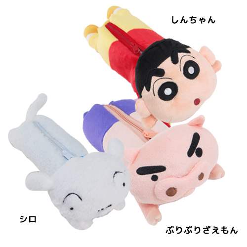 クレヨンしんちゃんペンケースぬいぐるみペンポーチ2ndティーズファクトリー筆箱入学準備雑貨キャラクターグッズ通販シネマコレクション