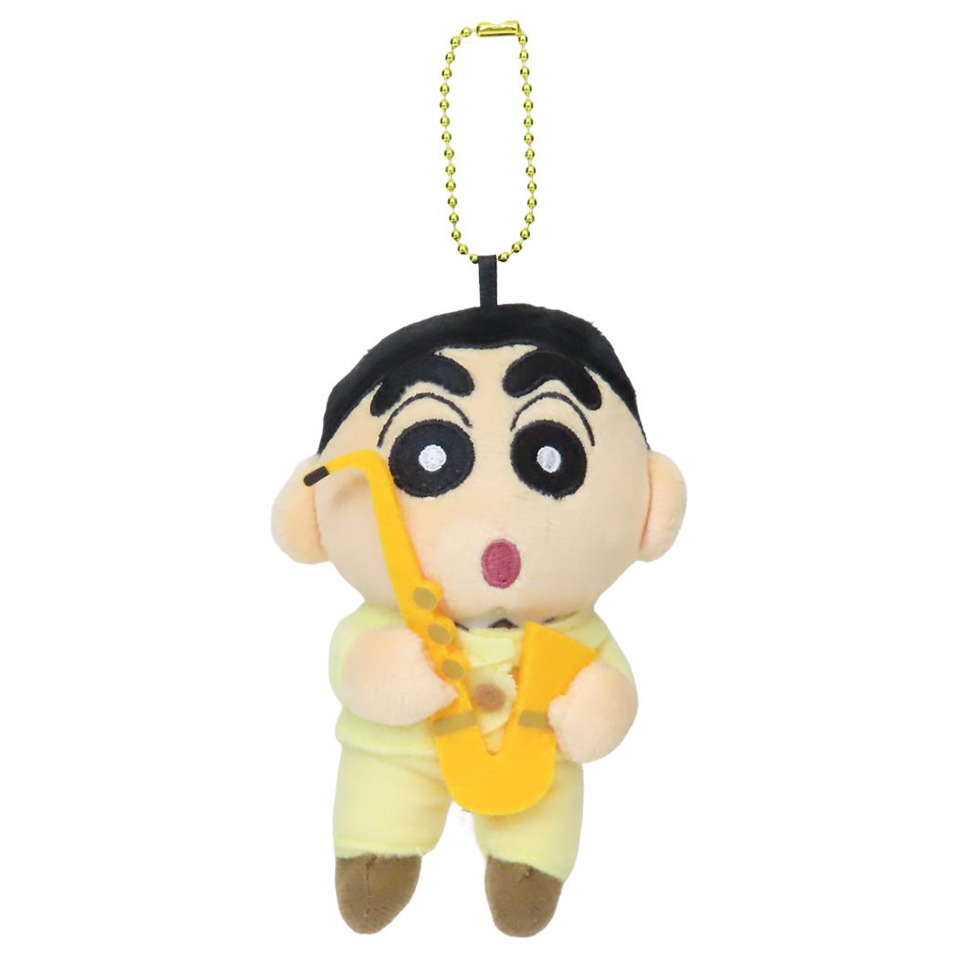 クレヨンしんちゃん マスコット ボールチェーン付き部活マスコット 吹奏楽部 ティーズファクトリー プレゼント アニメキャラクター グッズ シネマコレクション