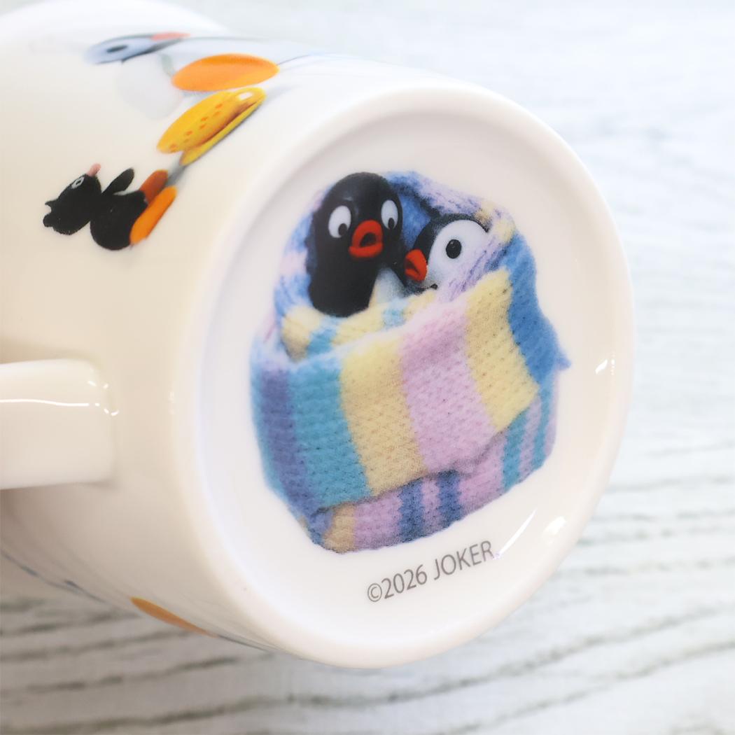 ピングー マグカップ カラーラインメジャーマグ ブルー Pingu