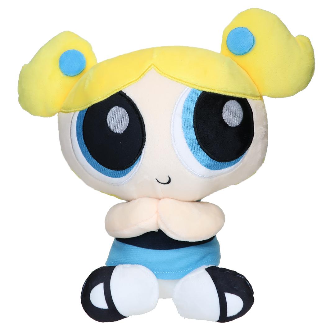 パワーパフガールズ プラッシュドール おすわりぬいぐるみ バブルス プレゼント キャラクター グッズ シネマコレクション