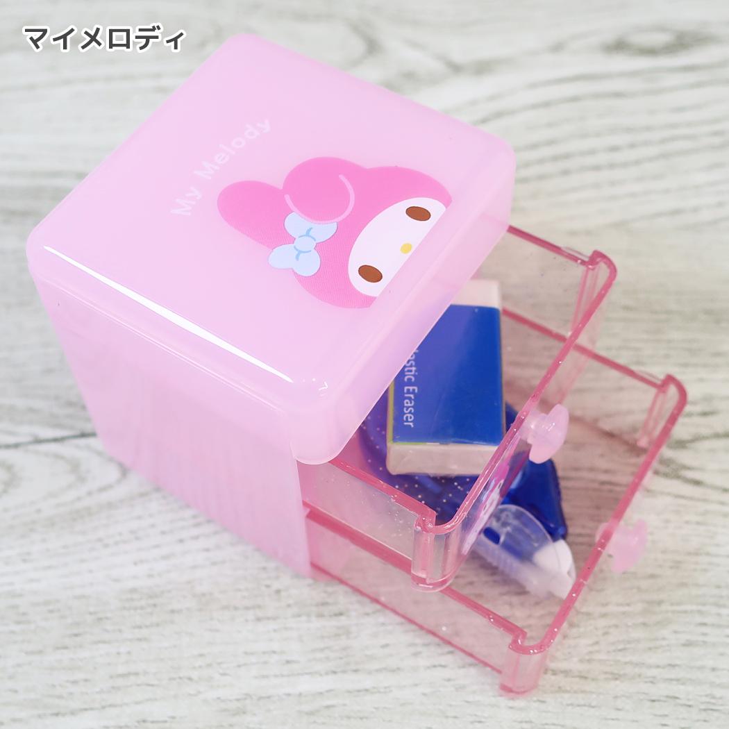 サンリオキャラクターズ 卓上収納 ミニ2段チェスト マイメロディ Sanrio