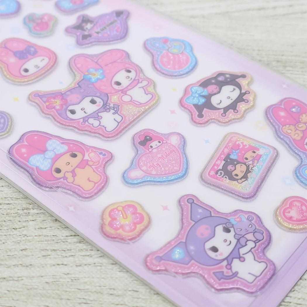 サンリオ シールシート サンリオキャラクターズ キラキラ マシュマロ シール マイメロディ / クロミ Sanrio