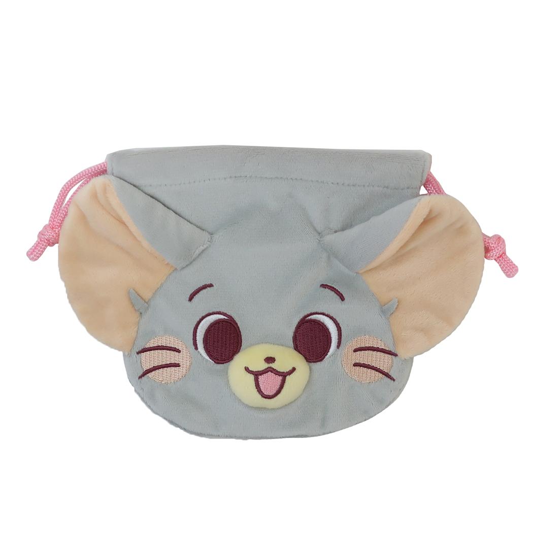 トムとジェリー 巾着袋 ぬいぐるみきんちゃく とむとじぇりーごっこ ひらがな たふぃー ワーナーブラザース ティーズファクトリー きんちゃくポーチ 小物入れ キャラクター グッズ メール便可 シネマコレクション