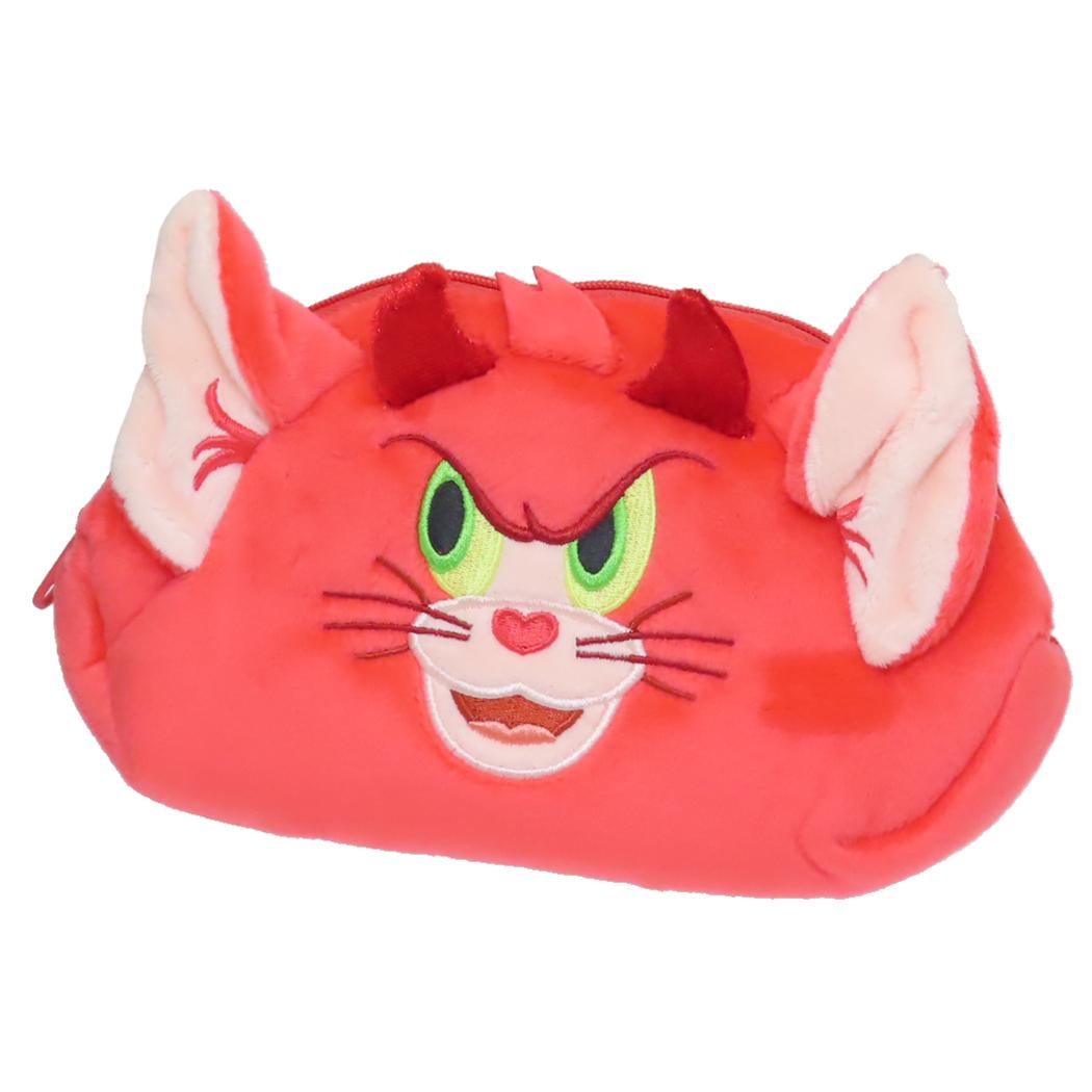 トムとジェリー ペンケース ぬいぐるみフェイスペンポーチ 悪魔トム ワーナーブラザース ティーズファクトリー 筆箱 新学期準備文具 キャラクター グッズ シネマコレクション