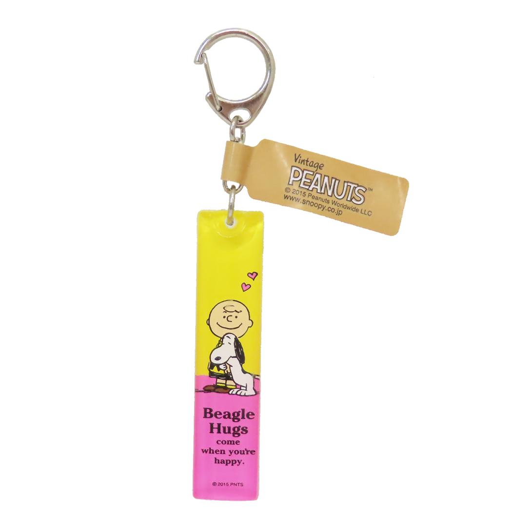 スヌーピー キーリング アクリルスティックキーホルダー 大 ヴィンテージ スヌーピー&チャーリーブラウン ピーナッツ 牛久保工芸社 アクリルキーホルダー アクキー キャラクター グッズ メール便可 シネマコレクション