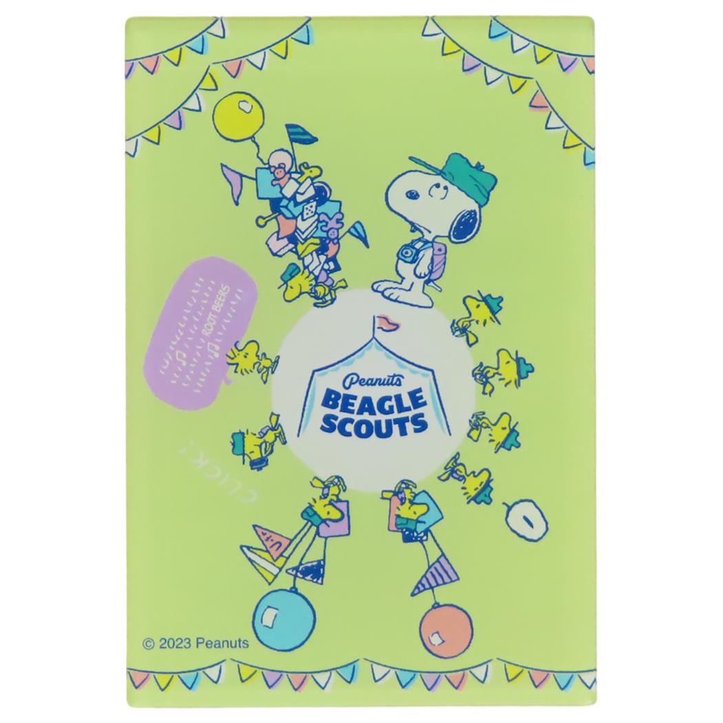 スヌーピー 磁石 アクリルマグネット BEAGLE SCOUTS テント集合 ピーナッツ 牛久保工芸社 冷蔵庫 キッチン キャラクター グッズ メール便可 シネマコレクション