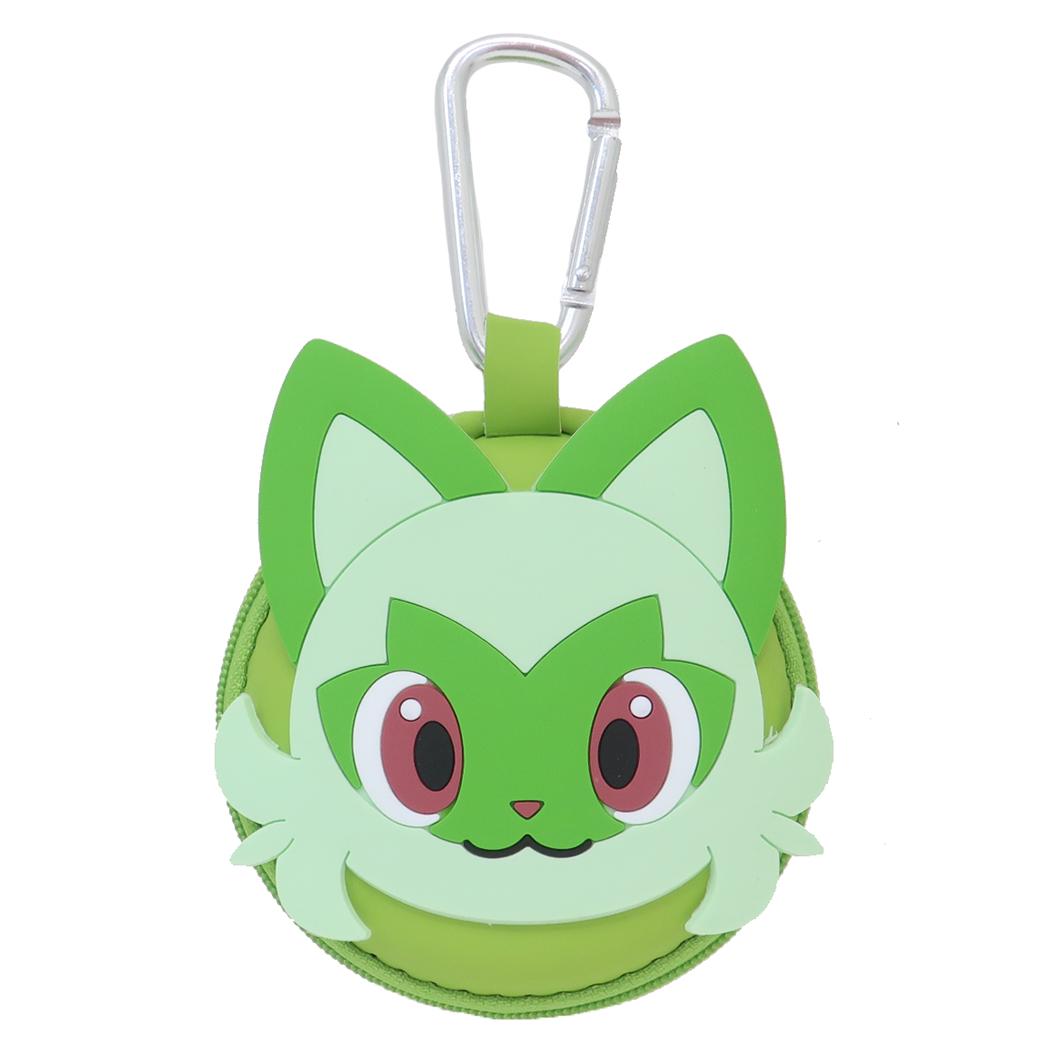 ポケットモンスター ミニポーチ ラウンド小物ポーチ ニャオハ ポケモン 小物入れ キャラクター グッズ シネマコレクション