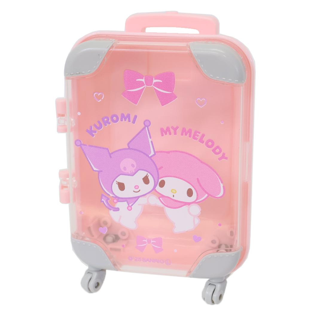 マイメロディ&クロミ 卓上収納 プチキャリーケース3 ピンク サンリオ 収納 整理整頓 小物入れ キャラクター グッズ シネマコレクション