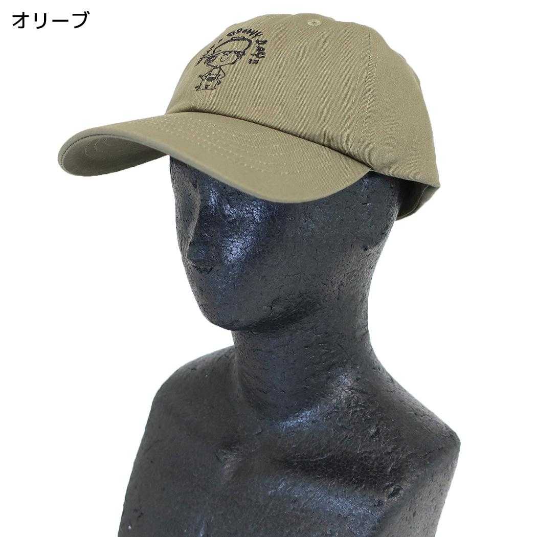 水森亜土 帽子 キャップ オトコノコ オリーブ ワタナベ