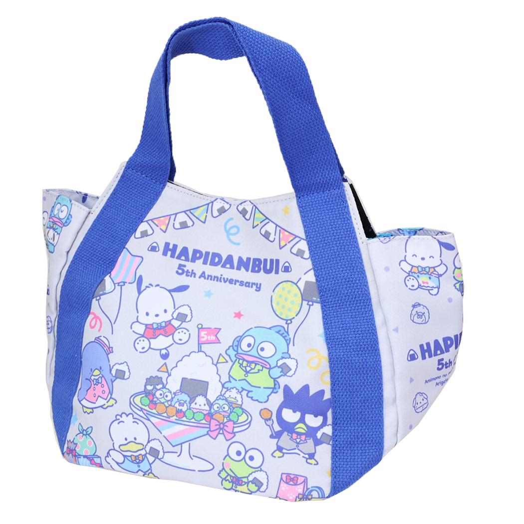 はぴだんぶい ランチバッグ HV5thランチ バルーンランチバッグ 4925 おにぎり サンリオ ヤスダ通商 ミニトート お弁当かばん キャラクター グッズ メール便可 シネマコレクション